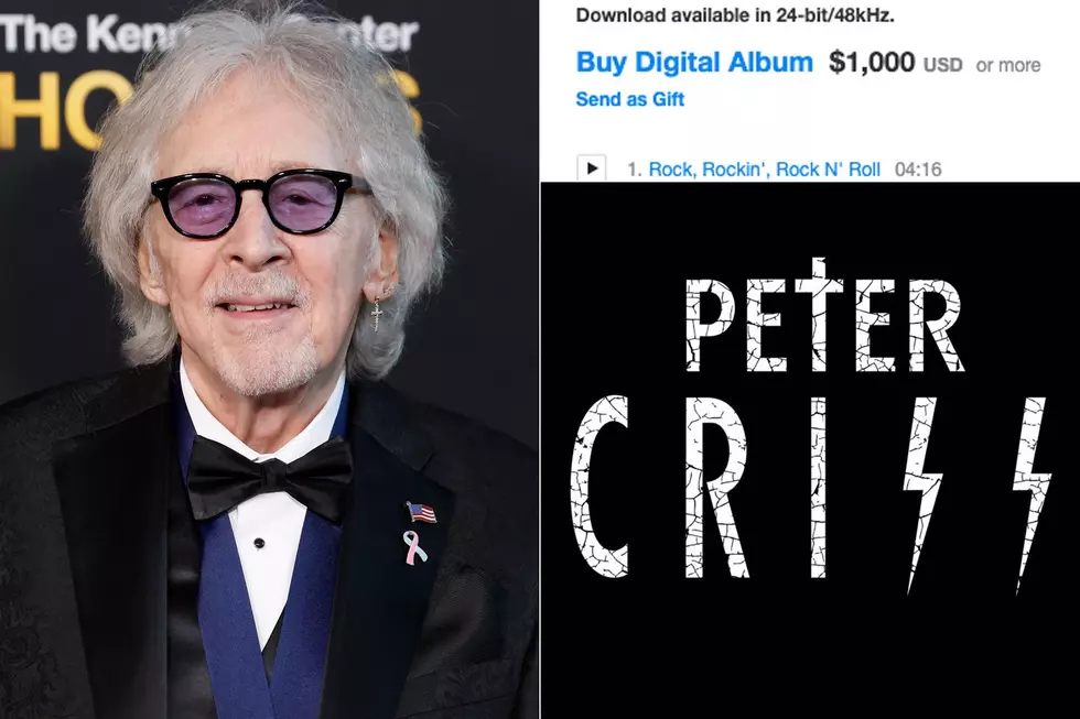 UPDATED: Peter Criss Was Selling Downloads of His New Album for $1,000