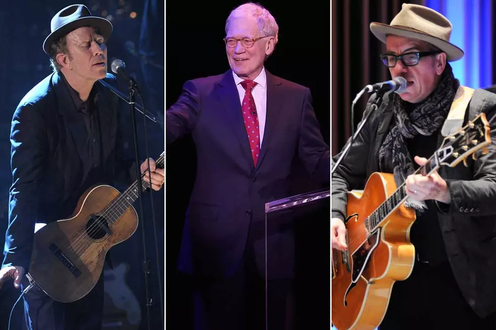 Tom Waits and Elvis Costello Join David Letterman's Last Shows